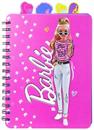 Barbie 4-Tab Spiral Notebook Journal | 9 x 6 Inches