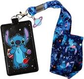 Disney Lilo & Stitch Space Adventure Lanyard with Charm & Card Holder