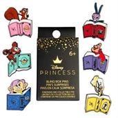 Disney Princess Books Blind Box Set of 6 Enamel Pins | One Box