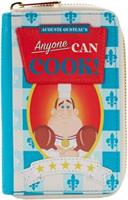 Disney Ratatouille 15th Anniversary Gusteau Cookbook Zip Around Wallet