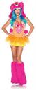 Sexy Shelly Monster Tutu Dress & Furry Hood Costume Adult
