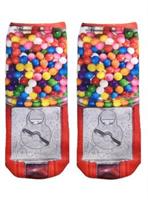 Gumball Photo Print Ankle Socks