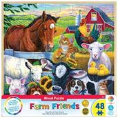 Farm Friends 48 Piece Real Wood Jigsaw Puzzle