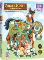 Pony Playtime Shaped 100 Piece Jigsaw Puzzle