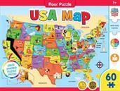USA Map 60 Piece Giant Floor Jigsaw Puzzle