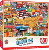 Greetings From Route 66 550 Piece Jigsaw Puzzle