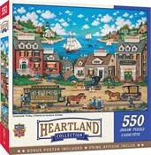 Oceanside Trolley 550 Piece Jigsaw Puzzle