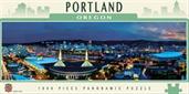 Downtown Portland Oregon 1000 Piece Panoramic Jigsaw Puzzle
