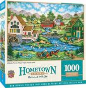 Hometown Gallery Millside Picnic 1000 Piece Jigsaw Puzzle