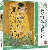The Kiss 1000 Piece Linen Jigsaw Puzzle