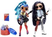 LOL Surprise! OMG Remix Rocker Boi and Punk Grrrl Fashion Doll 2 Pack