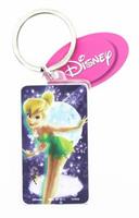 Disney Tinker Bell Rectangular Lucite Key Ring