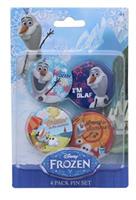 Disney Frozen Olaf 1.25 Inch Collectible Button Pins | Set of 4