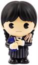 The Addams Family Wednesday With Thing 8 Inch PVC Figural Bank