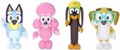 Bluey & Friends Action Figure 4-Pack | Bluey | Snickers | Coco | Honey