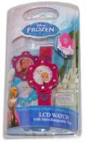 Frozen LCD Watch With Interchangeable Tops
