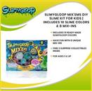 Slimygloop Mix'Ems DIY Slime Kit For Kids | Includes 10 Slime Colors & 8 Mix-Ins