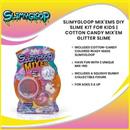 Slimygloop Mix'Ems DIY Slime Kit For Kids | Cotton Candy Mix'Em Glitter Slime