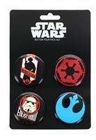 Star Wars Button 4 Pack