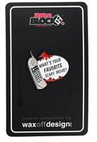 Scream Phone "What&#39;s Your Favorite Scary Movie?" Enamel Collector Pin