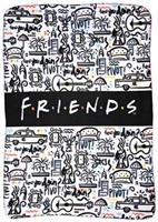 Friends Icons 45 x 60 Inch Fleece Throw Blanket