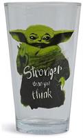 Star Wars Grogu "Stronger Than You Think" 16oz Pint Glass