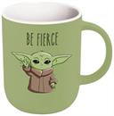 Star Wars Grogu "Be Fierce" 16oz Cappucino Mug
