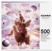 Random Galaxy Laser Eyes Cat Sloth Llama 500 Piece Jigsaw Puzzle