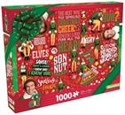 Elf Wrapping Paper 1000 Piece Jigsaw Puzzle