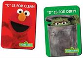 Sesame Street Elmo and Oscar The Grouch Double Sided Dishwasher Magnet