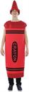 Men's Red Crayon Adult Costume One Size