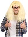 Blonde Nerd Adult Costume Wig & Glasses