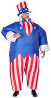 Uncle Sam Inflatable Adult Costume | One Size