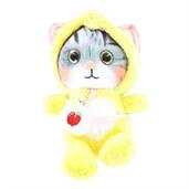 3D Lovely Cat 10 Inch Plush Collectible | Yellow