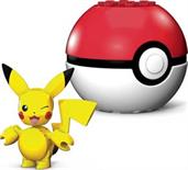 Pokemon Mega Construx Building Set | Pikachu w/ Poke Ball