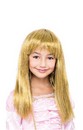 Glitzy Glamour Bob Gold Child Costume Wig