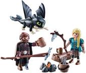 Playmobil How to Train Your Dragon III Hiccup & Astrid with Baby Dragon