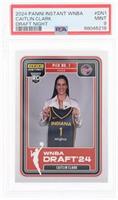 WNBA 2024 Panini Instant Caitlin Clark Draft Night #DN1 Rookie Card | PSA 9