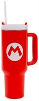 Super Mario Bros. Mario Icon Metal Travel Tumbler | Holds 40 Ounces