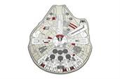 Star Wars Millennium Falcon Medium Area Rug | 59 x 79 Inches