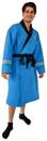 Star Trek: The Original Series Waffle-Weave Cotton Adult Bathrobe | Blue Medical