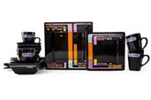 Star Trek: The Next Generation LCARS Interface 16-Piece Ceramic Dinnerware Set