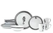 Harry Potter Voldemort Death Eater Dinnerware Sets | 16-Piece Ceramic Dinner Set