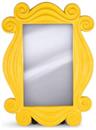Friends TV Show Yellow Peephole Frame Door Mirror Replica | 15 x 11 Inches