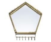 Harry Potter Wand Wall Mirror with Jewelry Hooks Storage Rack