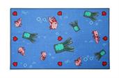 Minecraft Underwater Printed Area Rug | 60 x 39 Inches