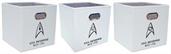 Star Trek: The Original Series NCC-1701 Storage Bin Cube Organizers | Set of 3