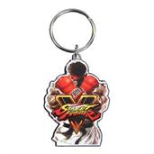 Street Fighter V Ryu Enamel Metal Key Ring
