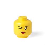 LEGO Small Storage Head | Winky | Yellow