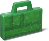 LEGO Sorting Box to-Go Travel Case with Organizing Dividers | Green